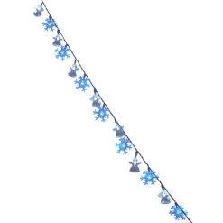 Guirlande électrique anges et flocons 1 m