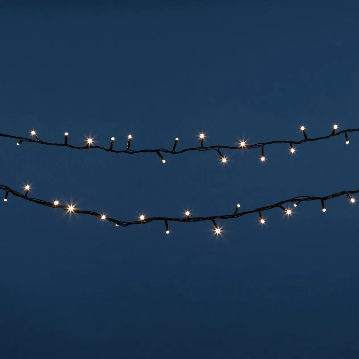 Guirlande électrique blanc chaud clignotant 3,16 m