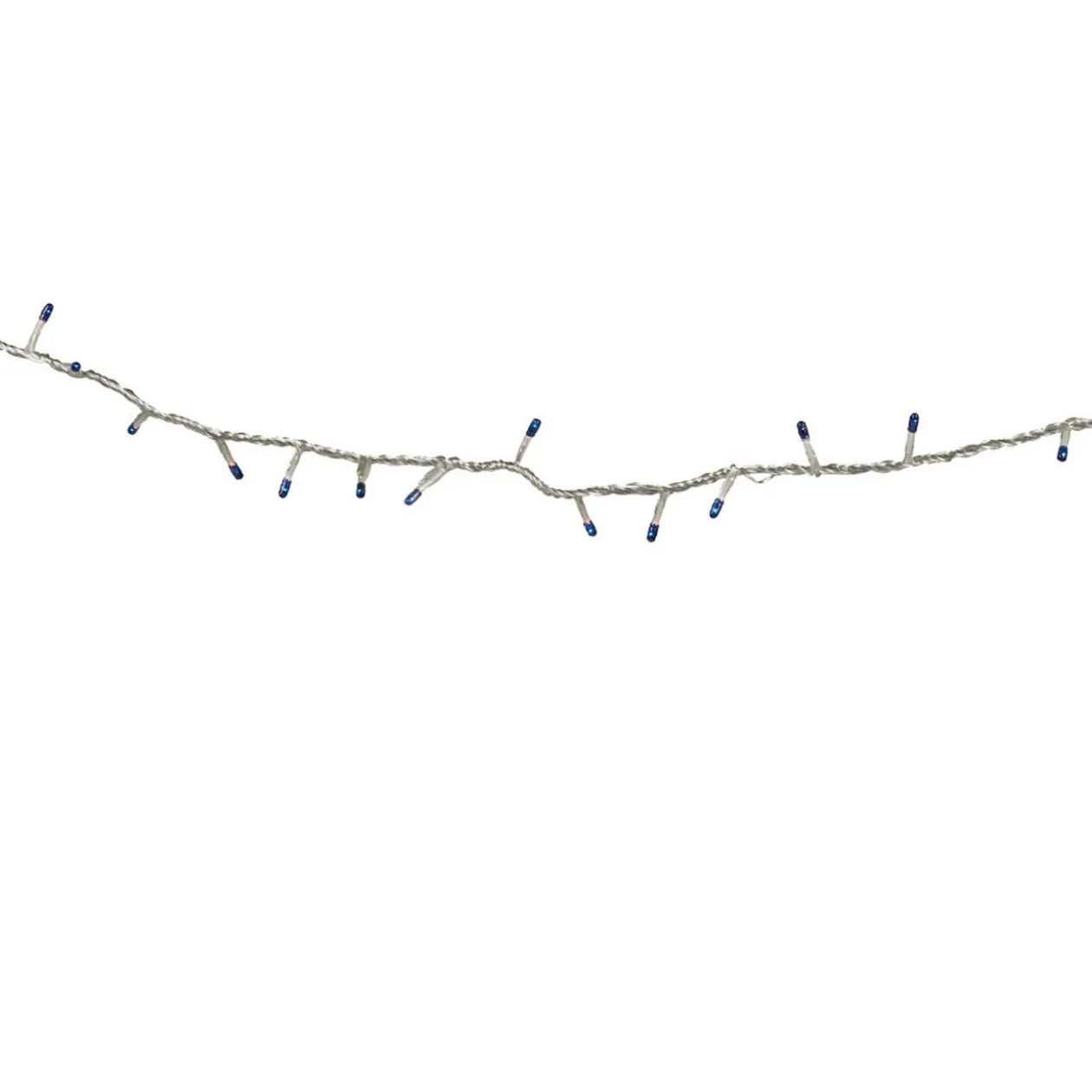 Guirlande électrique bleu clignotant 6,36 m