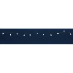 Guirlande électrique boules transparentes pailletées 3,9 m