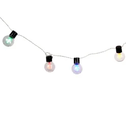 Guirlande électrique boules à led étoile multicolore L. 1,8 m