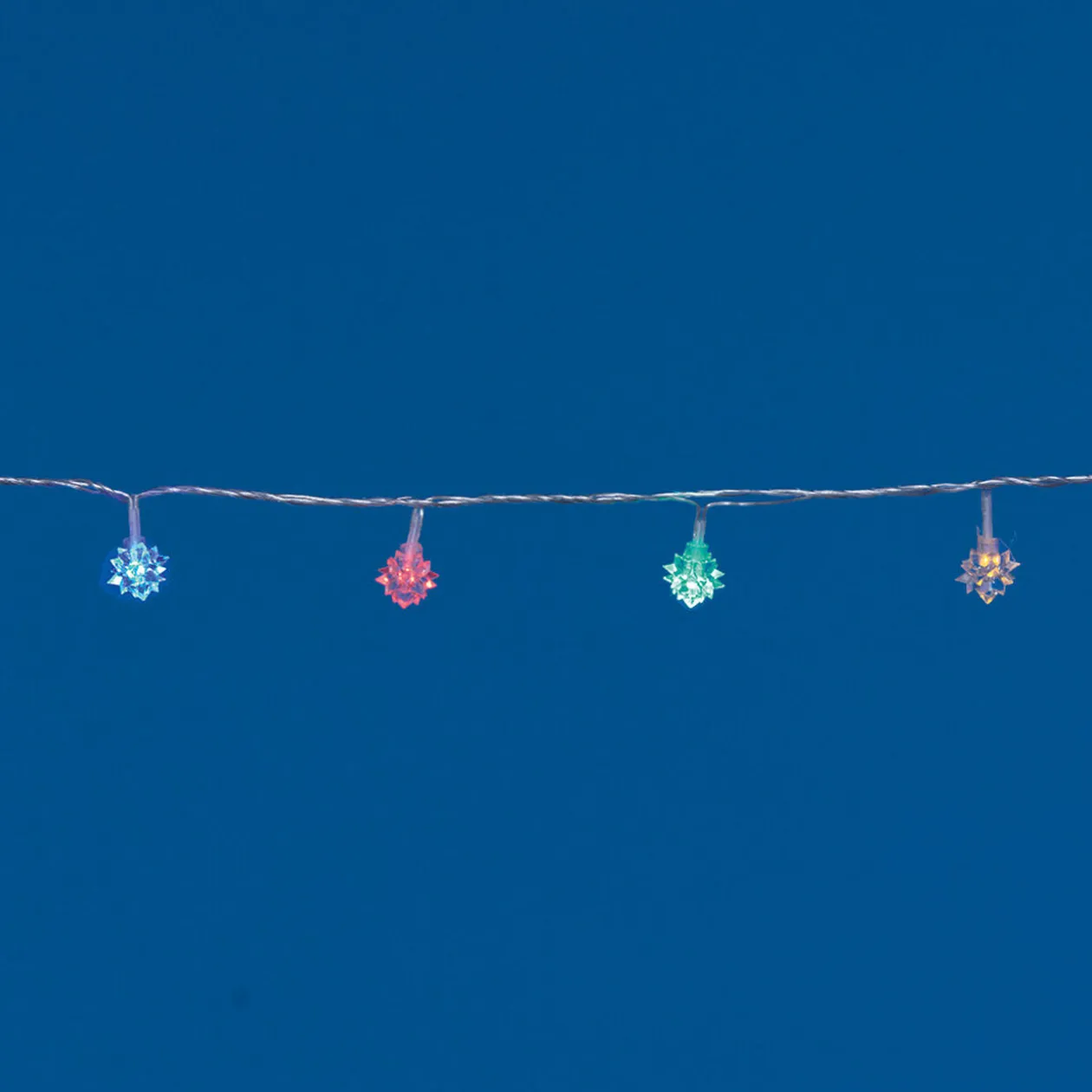 Guirlande électrique diamant multicolore fixe 5,9 m