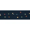 Guirlande électrique diamants muticolore clignotant 4,9 m