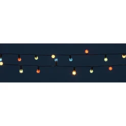 Guirlande électrique diamants muticolore clignotant 4,9 m