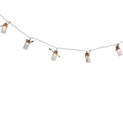 Guirlande électrique flacons lumineux blanc chaud L. 1,35 m