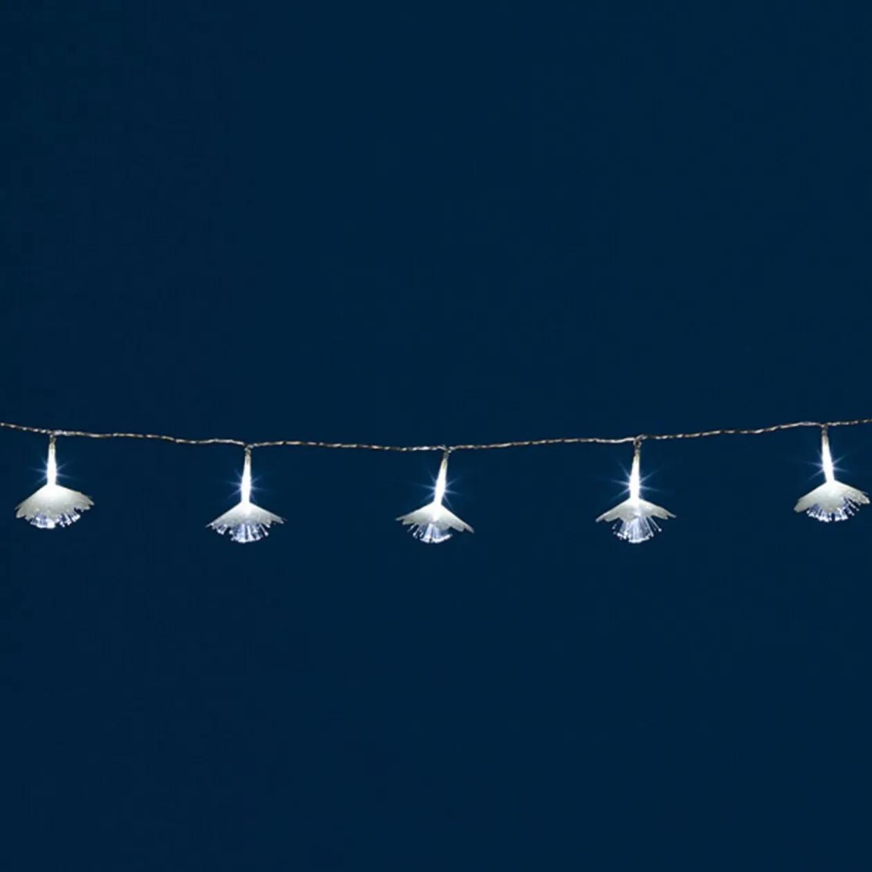 Guirlande électrique fleur blanc chaud fixe 1,9 m