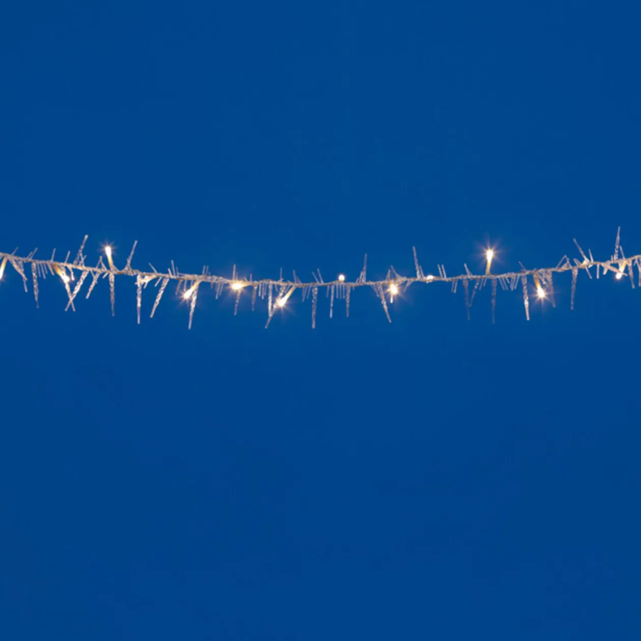 Guirlande électrique glaçon blanc fixe 1,7 m