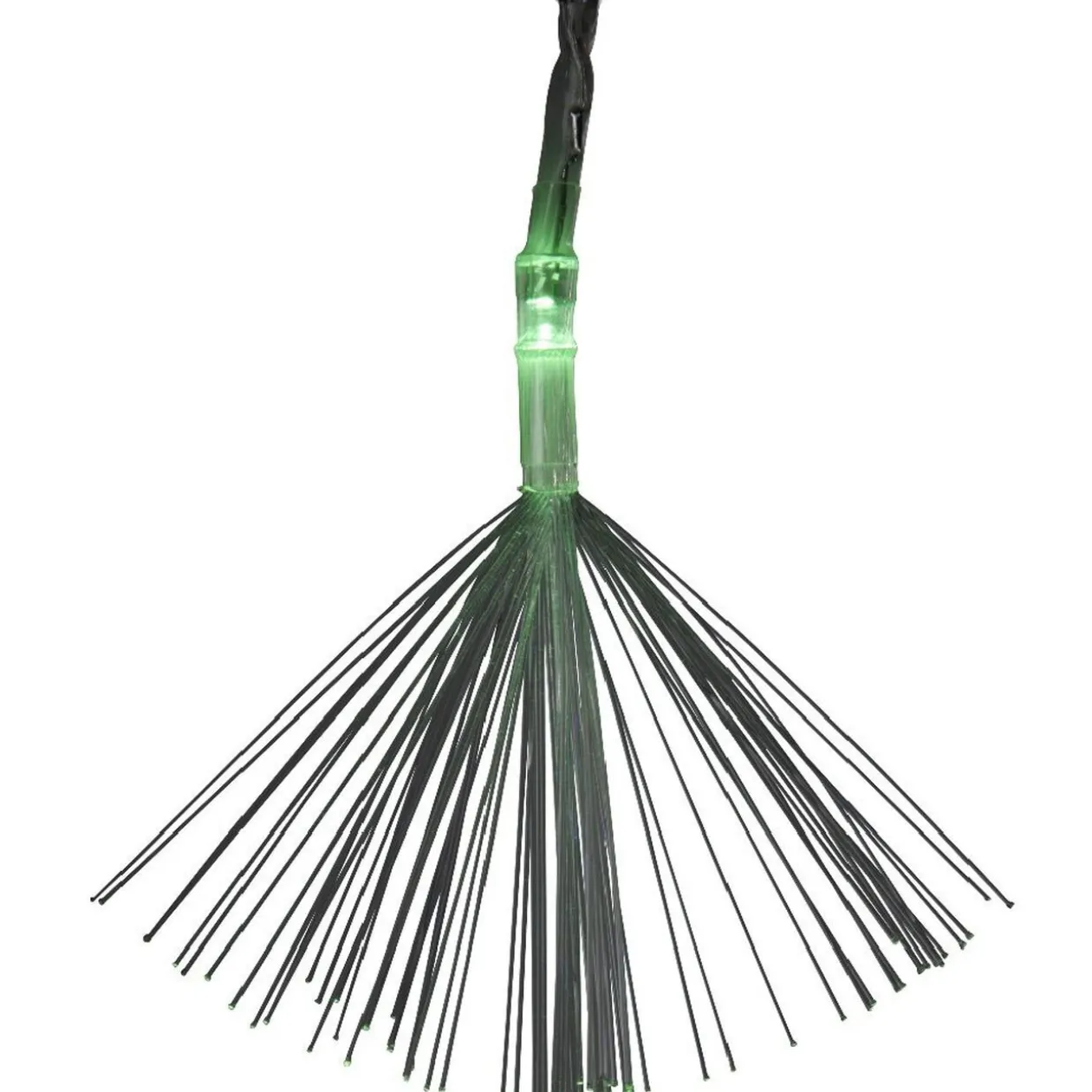 Guirlande électrique intérieure fibre optique 10 LED fixe 1,26 m