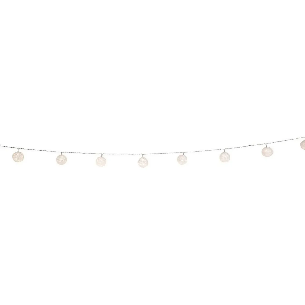 Guirlande électrique intérieure boules 20 LED fixe 3,80 m