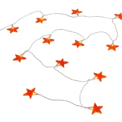 Guirlande électrique intérieure étoiles 12 LED fixe 2,2 m