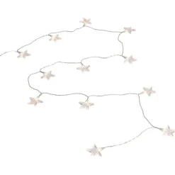 Guirlande électrique intérieure étoiles 12 LED fixe 2,2 m