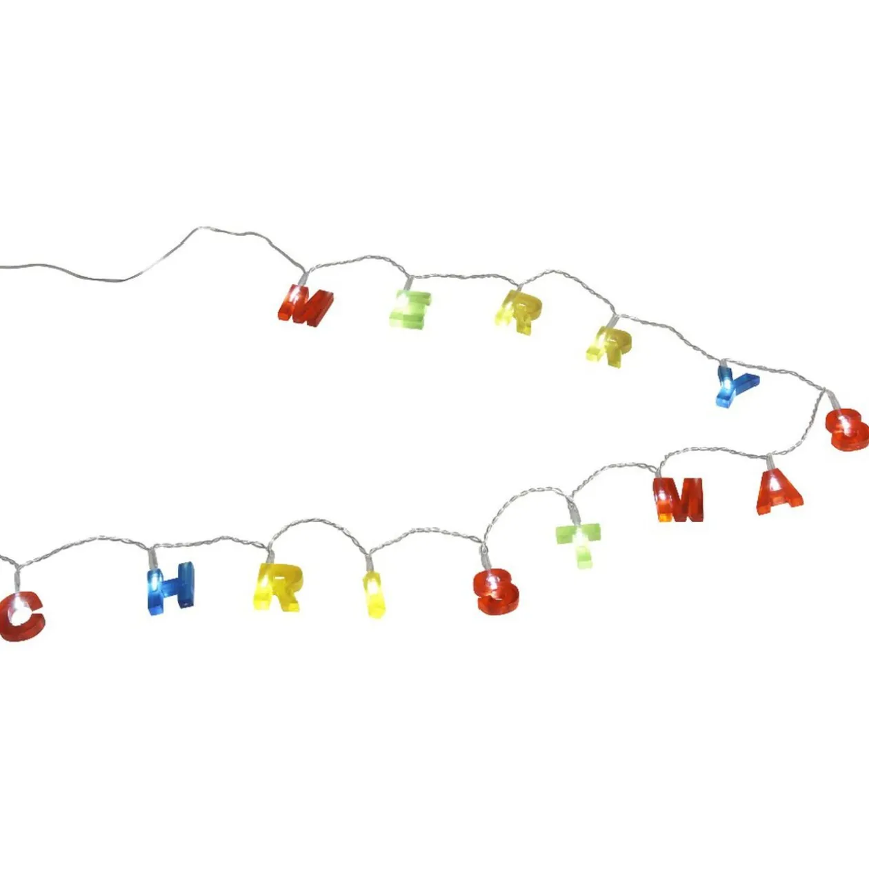 Guirlande électrique intérieure Joyeux Noël 20 LED fixe 2 m