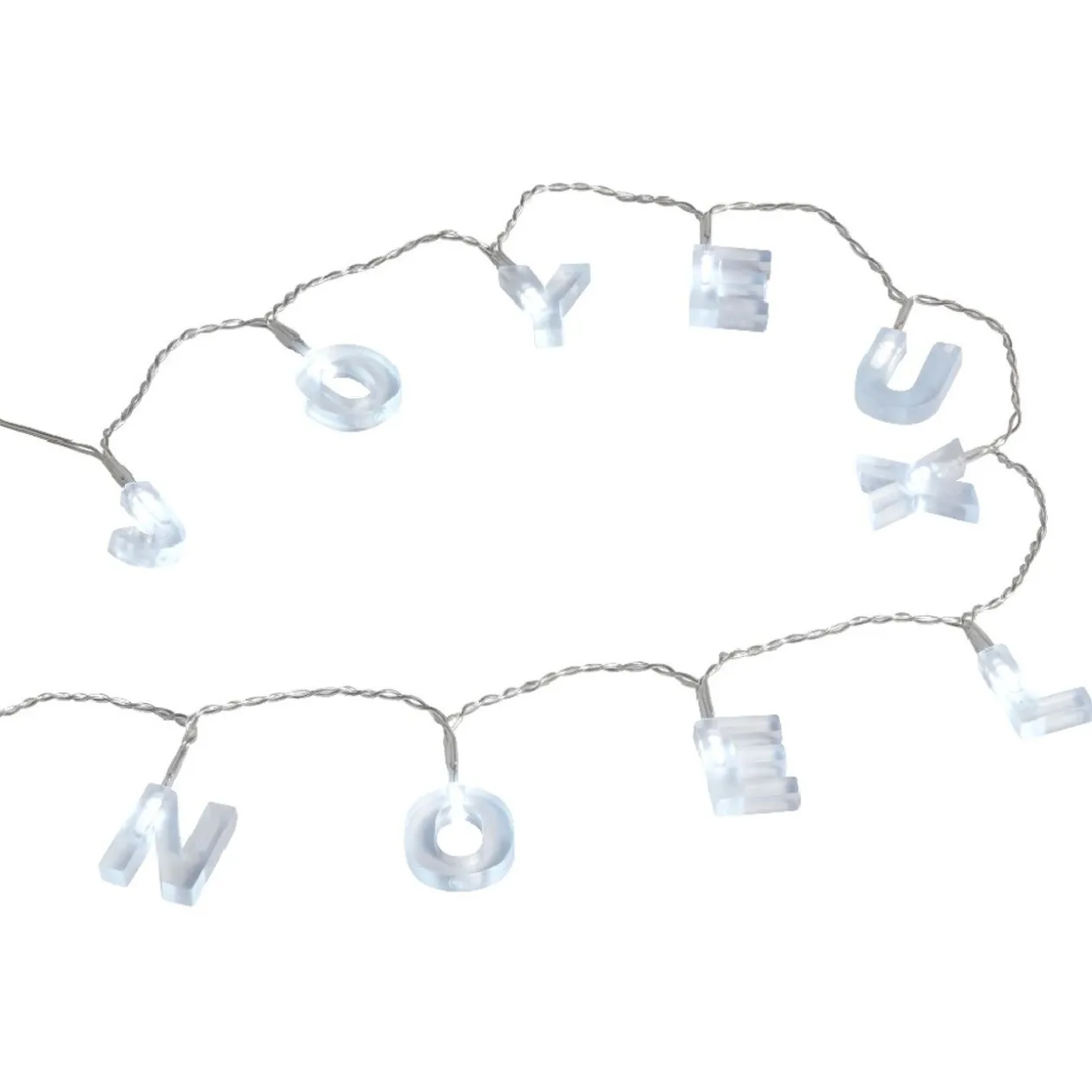 Guirlande électrique intérieure Joyeuses Fêtes 20 LED fixe 2 m