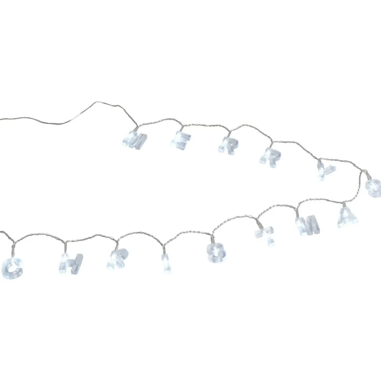 Guirlande électrique intérieure Joyeuses Fêtes 20 LED fixe 2 m