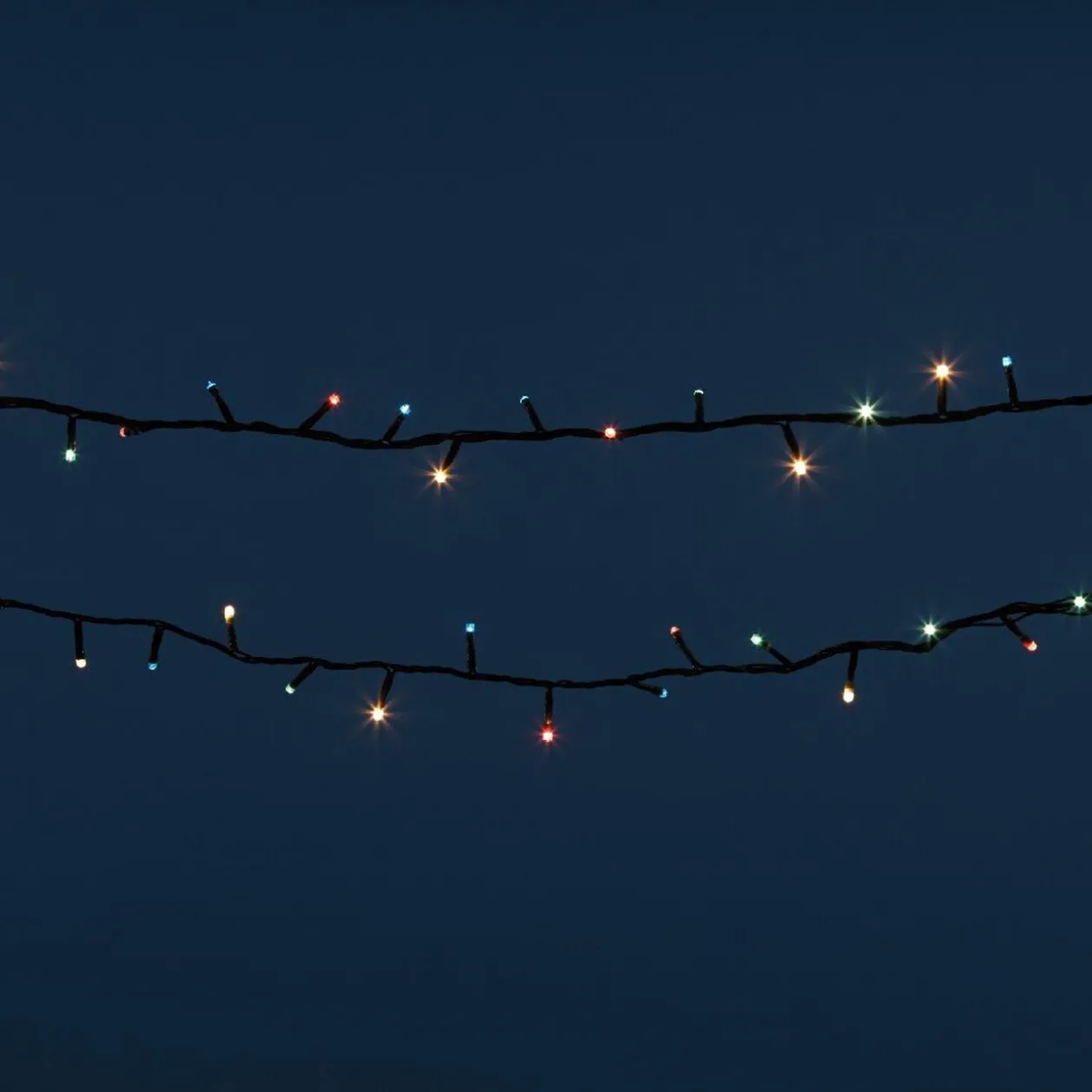 Guirlande électrique multicolore clignotante 3.16 m