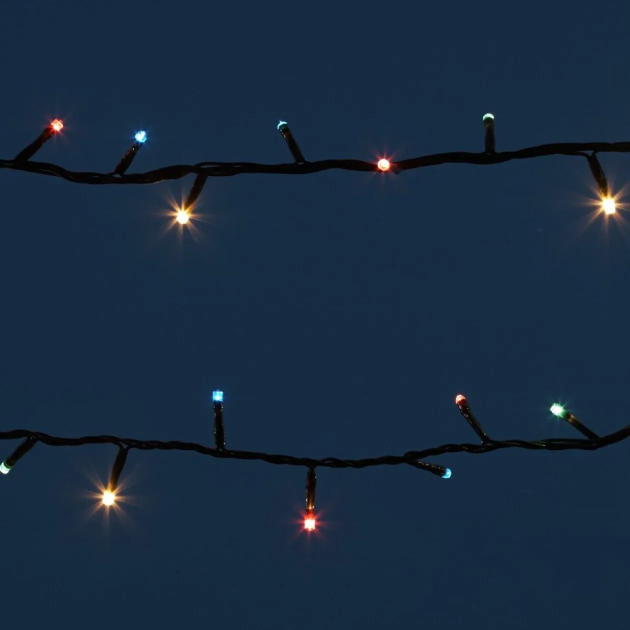 Guirlande électrique multicolore clignotante 3.16 m