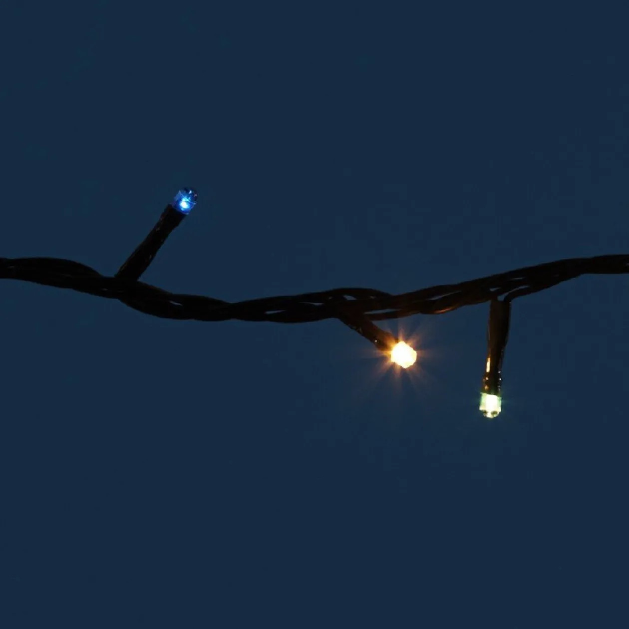 Guirlande électrique multicolore clignotante 12.8 m