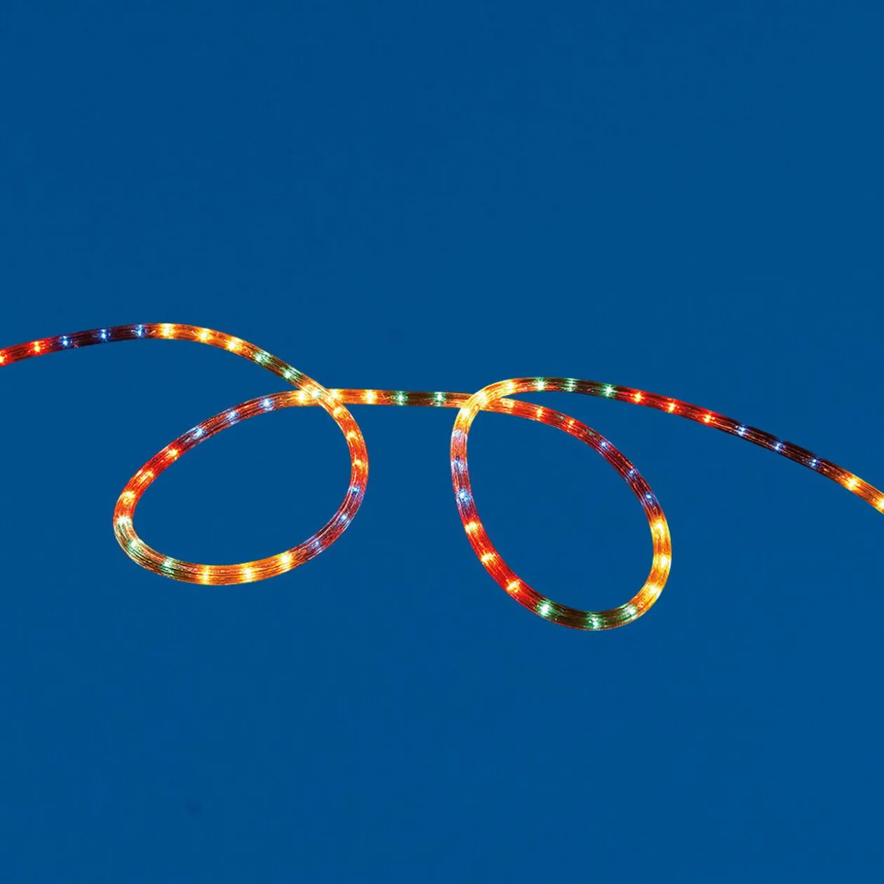 Guirlande électrique multicolore clignotante 12 m