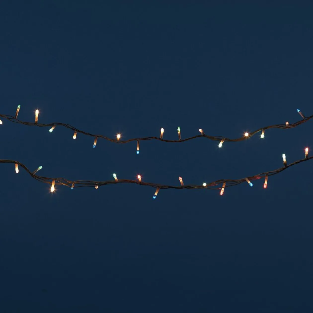 Guirlande électrique multicolore clignotant 3,16 m