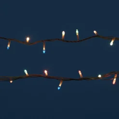 Guirlande électrique multicolore clignotant 3,16 m