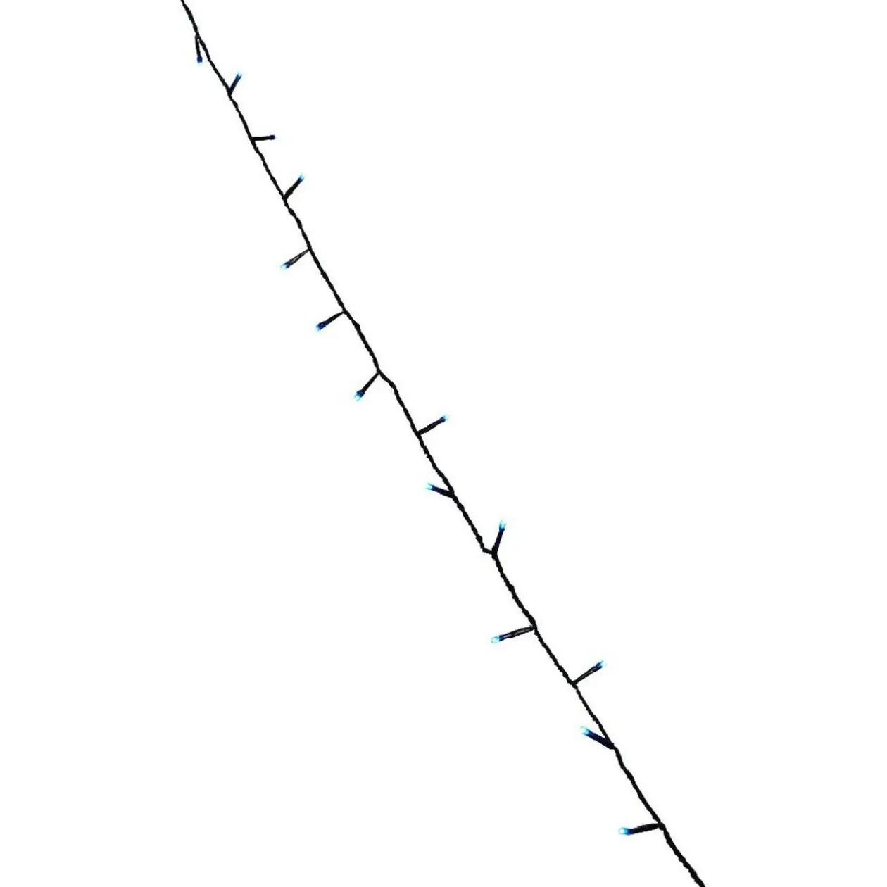 Guirlande électrique musicale bleue clignotante 4,7 m