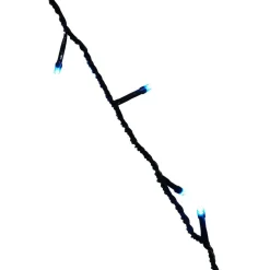 Guirlande électrique musicale bleue clignotante 4,7 m