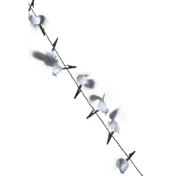 Guirlande électrique oiseaux blanc fixe 1,35 m