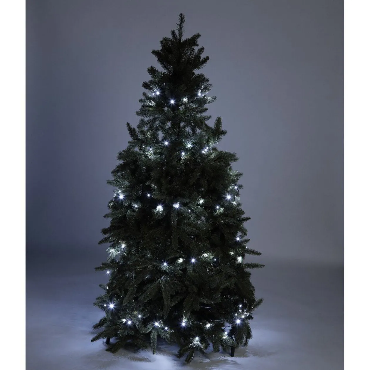Guirlande électrique pour sapin de Noël h.1,5 m blanc