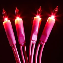 Guirlande électrique rose fixe 4,9 m