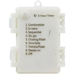 Guirlande électrique soft 96 microLED 7,2m d'éclairage blanc froid