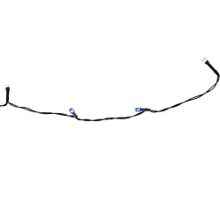 Guirlande électrique solaire bleue clignotant 4,9 m