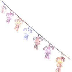 Guirlande électrique sucres orges multicolores 1 m