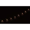 Guirlande électrique étoiles dorées fixe L. 1,35 m