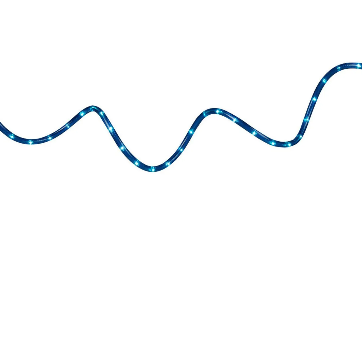 Guirlande électrique tube bleu fixe 4 m