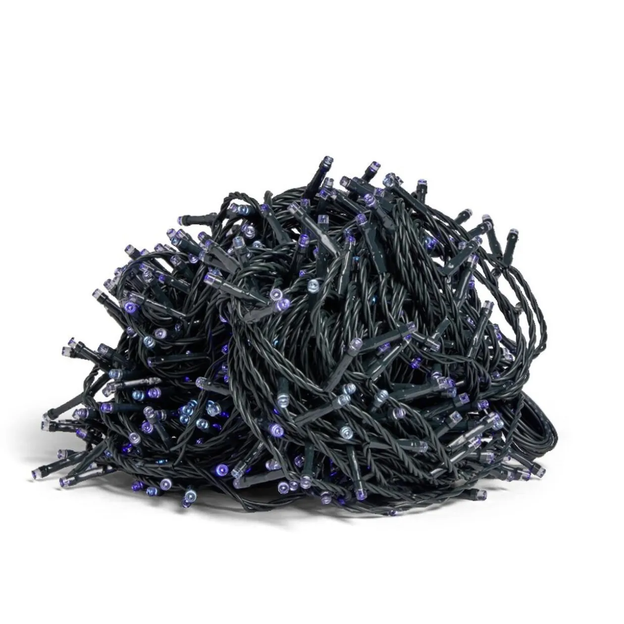 Guirlande lumineuse extérieure 600LED blanc froid/bleu clair/bleu 45m