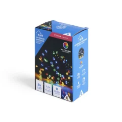 Guirlande lumineuse extérieure 24LED multicolores à piles 1,7m