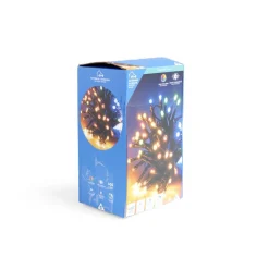 Guirlande lumineuse extérieur 400LED cluster multicolore 8m