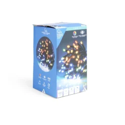 Guirlande lumineuse extérieur 200LED cluster multicolore 4m