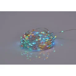 Guirlande lumineuse Solaire 400 microled Multicolore 20 m