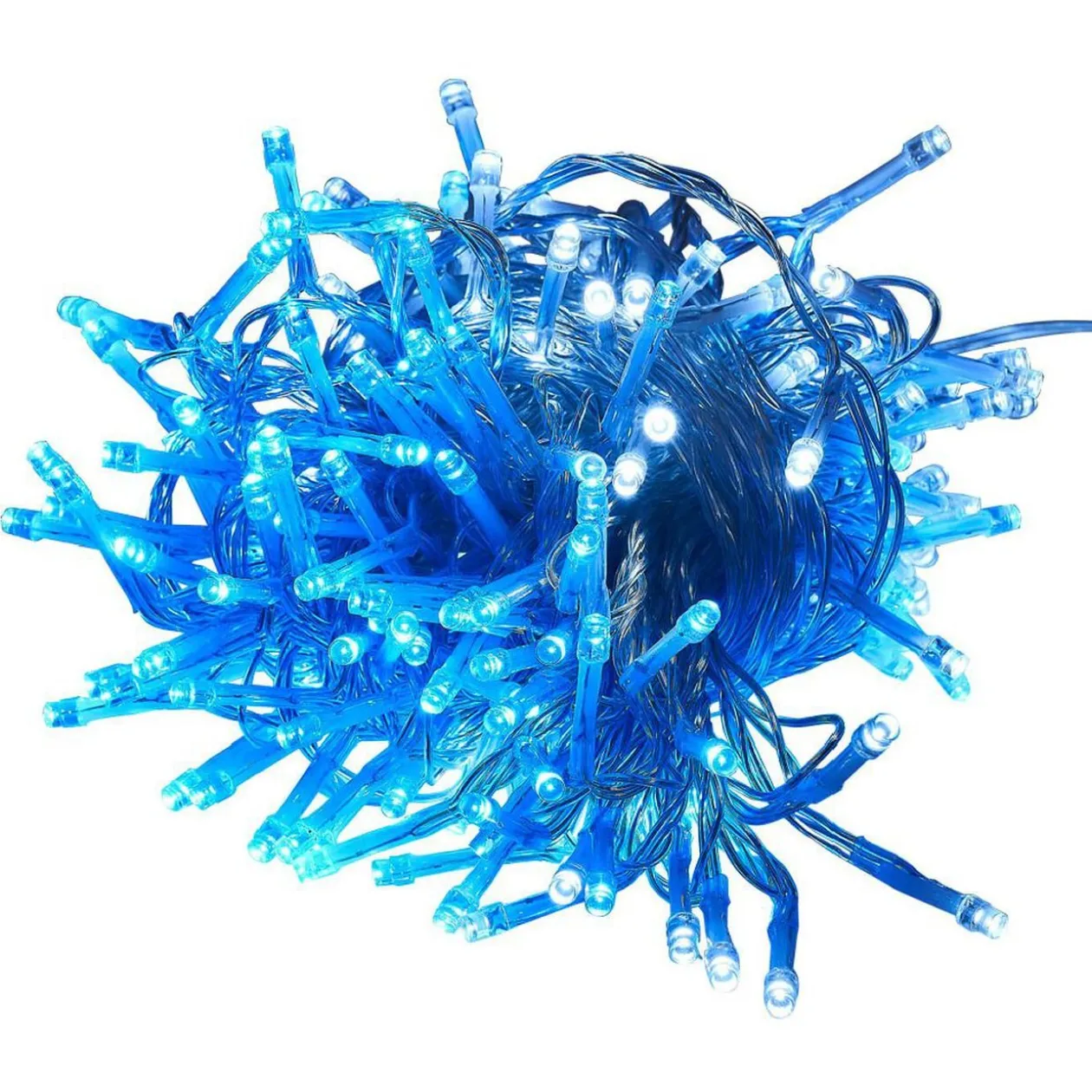 Guirlande lumineuse solaire 200LED bleu et blanc 19,9m