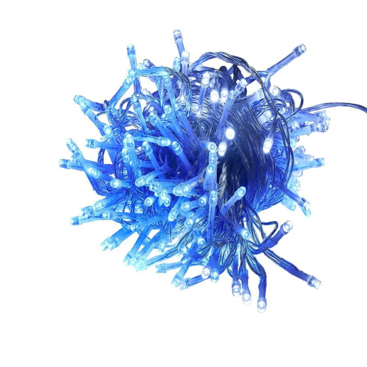 Guirlande lumineuse solaire 200LED bleu et blanc 19,9m