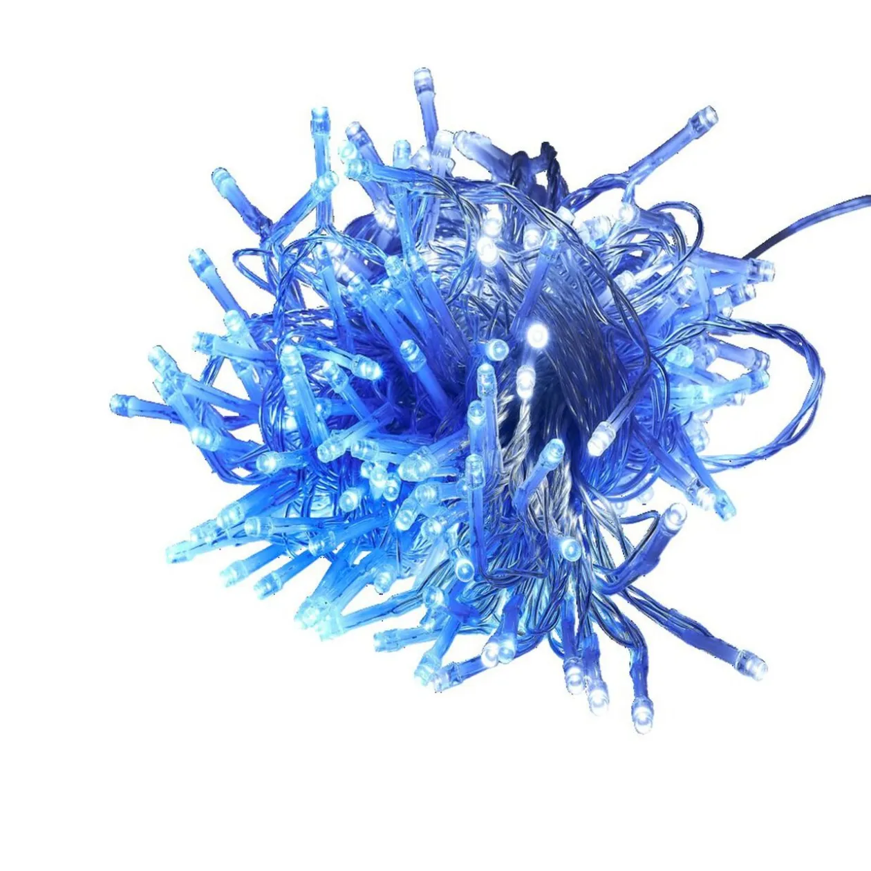 Guirlande lumineuse solaire 200LED bleu et blanc 19,9m