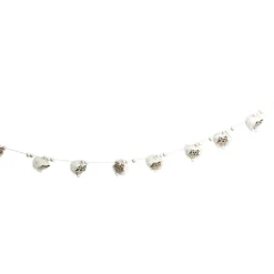 Guirlande Noël cerf blanc 1,8m