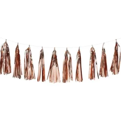 Guirlande pompon rose gold 110cm