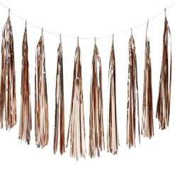 Guirlande pompon rose gold 110cm