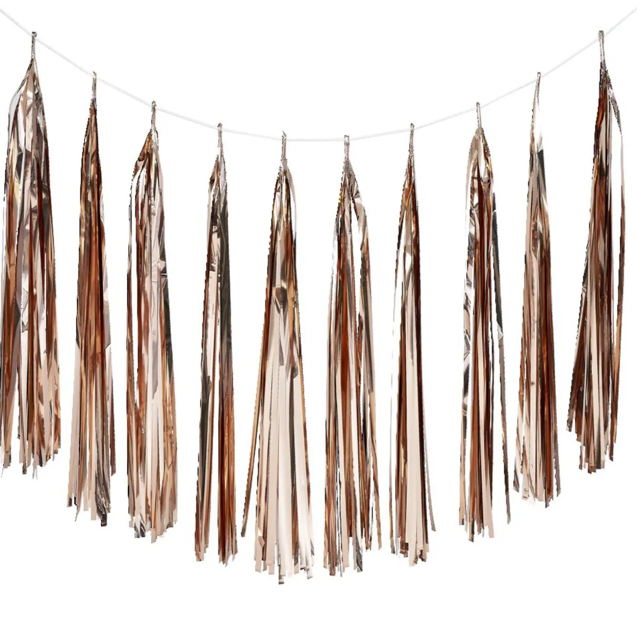 Guirlande pompon rose gold 110cm