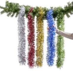 Guirlande rouge métallisé L180cm