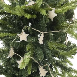 Guirlande sapin étoile bois