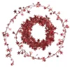 Guirlande scintillante étoile rouge 10 m