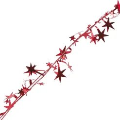 Guirlande scintillante étoile rouge 10 m